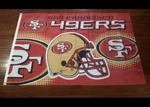 San Fransisco 49ers Flag 3'X5 Feet New In Package Nfl Football Sign - Picture 1 of 1