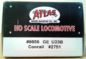 HO SCALE ATLAS GE U23B CONRAIL #2751 8656 - Picture 1 of 9