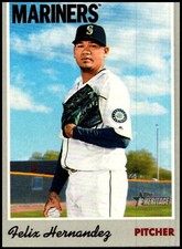 2019 Topps Heritage #2 Felix Hernandez Mariners