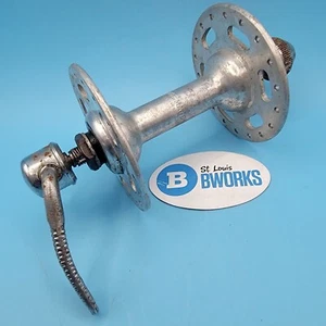 Vintage Normandy High Flange Front Bike Hub 36h Quick Release 96mm j16 - Picture 1 of 6