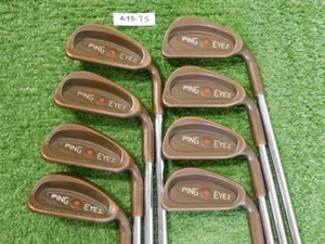 Ping Eye 2 Beryllium Copper BeCu Irons 3-W ZZ Lite Stiff Steel Red Dot 1* Flat - Picture 1 of 8