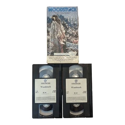 Woodstock (VHS, 1987) Classic 1969 Concert Film – Jimi Hendrix, The Who, CSN - Image 1 of 4