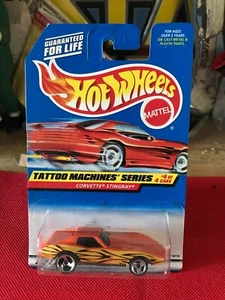 1997 Hot Wheels Tattoo Machines Series 4/4 • CORVETTE STINGRAY •  #688 B544 - Picture 1 of 9