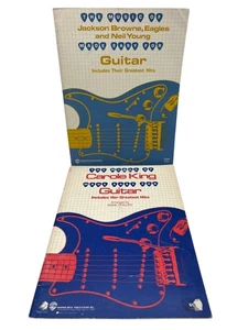 2 Easy Guitar Songbooks Carole King Eagles Neil Young Warner Bros 1970s - Picture 1 of 10
