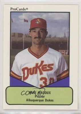1990 ProCards AAA Future Stars Mike Maddux #62 - Image 1 of 2