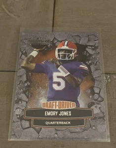 2021 Wild Card Alumination #ANDD13 Draft-Driven Emory Jones Rc Orange - Picture 1 of 2