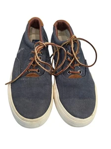 Polo Ralph Lauren Vaughn Saddle Denim Size US 8 D Men's Casual Shoes - Picture 1 of 8