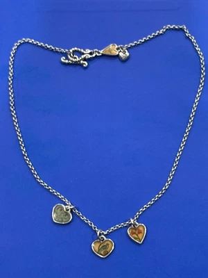 Collar BRIGHTON 'Piccadilly' Tres Corazones Reversible Inspirador  Foto 1 de 3