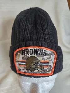Cleveland Browns New Era Salute To Service Beanie Hat - Picture 1 of 11
