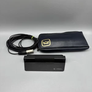Crown PCC-160 Phase Coherent Cardioid Floor Microphone W Cable & Bag Tested Good - Picture 1 of 8