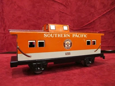 Vintage MARX Nº Caboose litográfico de hojalata Southern Pacific 1235 - 4 ruedas - calibre O Foto 1 de 4