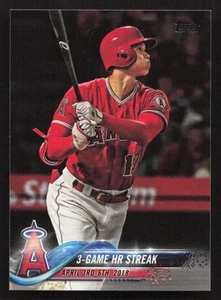 2018 Topps Update Shohei Ohtani 3-Game HR Streak #US189 RC Rookie Card Quantity! - Picture 1 of 2