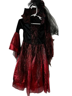 Halloween Niños Escarlata Encantadora Disfraz Hechicero Juegos con disfraces Bruja Vestir Nuevo sin Etiquetas Foto 1 de 4