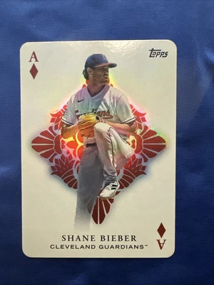 2023 Topps Series 1 - All Aces #AA-15 Shane Bieber - Image 1 of 4