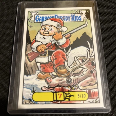 GARBAGE PAIL KIDS PARODY 2007 Luis Diaz Art SKETCH Card, - Image 1 of 4