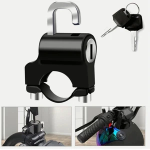 Motorcycle Anti-theft Helmet Lock Security For 7/8'' 22mm Handlebar Universal - Foto 1 di 11