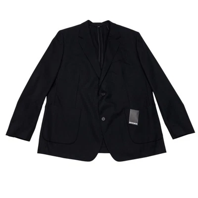 Bonobos Vitale Barberis Canonico Wool Blazer Mens 52 Long Business Italian Black - Image 1 of 4