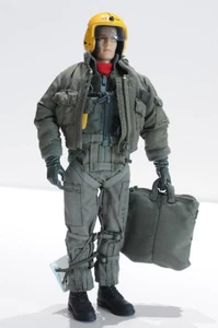 "FIGURA DE ACCIÓN DRAGON BBI USAF VF84 JOLLY ROGERS PILOTO DE COMBATE 12"" ESCALA 1:6" - Imagen 1 de 9