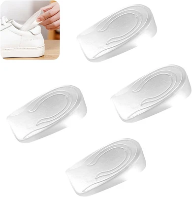 2 Paar Gel Fersenpolster Fersenkissen, 1Cm Fersenkeil Achillessehne, Fersensporn - Bild 1 von 4