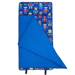 43 Inches Microfiber Nap Mat with Reusable Pillow for Boys & Girls, Ideal for... - Picture 1 of 5
