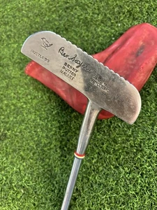 Ben Sayers Benny putter made in Scotland/acciaio/RH/W-Cover 35" - Foto 1 di 8