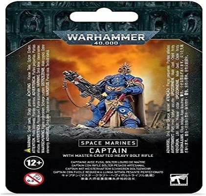 Warhammer 40k: Space Marines - Captain with Master-Crafted Heavy Bolt Rifle - Image 1 of 1