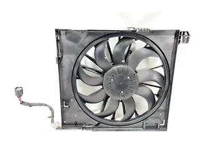 09-15 JAGUAR XF FRONT ENGINE MOTOR FAN AUXILIARY COOLING RADIATOR W/ SHROUD OEM - Bild 1 von 3