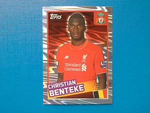 Topps Merlin's Premier League 2016 Sticker n.184 Christian Benteke Liverpool - Imagen 1 de 1