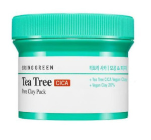 Bring Green Tea Tree Cica Pore Clay Pack 120g Calming K-Beauty