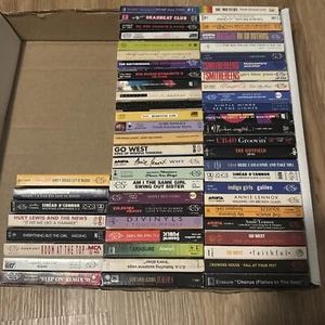 58 X Rock Alternative New Wave CASSETTE TAPE Single SET LOT COLLECTION - Imagen 1 de 6