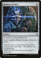 Magic the Gathering (MTG) Hedron Archive - Zendikar - Artifact - Colorless