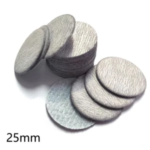Discos de lija abrasivos de gancho y bucle de 25 mm 60-1000 granos almohadillas de papel de lija abrasivo de 1 pulgada - Imagen 1 de 15
