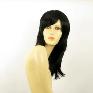 mid length wig for women black ref 1b GIULIA PERUK - Picture 1 of 8
