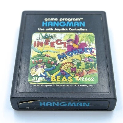 Hangman Atari 2600 | Cart Only 1978 | Good Condition | Tested & Working - Image 1 of 3