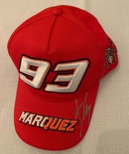 Marc Marquez (#93) signed Marquez official #93 Red cap + COA