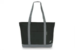 Tomei USA Zip Tote Bag Black - Picture 1 of 4