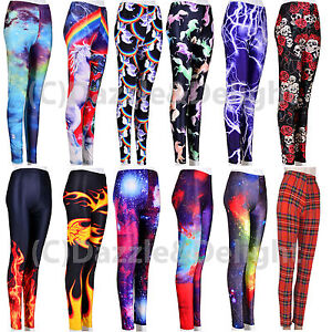 WOMEN SPORTS LEGGINGS YOGA GYM WEAR TIGHT TROUSERS WORKOUT FITNESS RUNNING PANTS