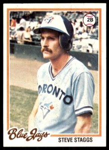 1978 Topps Steve Staggs Baseball Cards #521