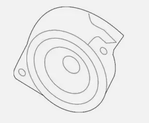 NUEVO Altavoz trasero Ford OEM GB5Z-18808-A - Imagen 1 de 3