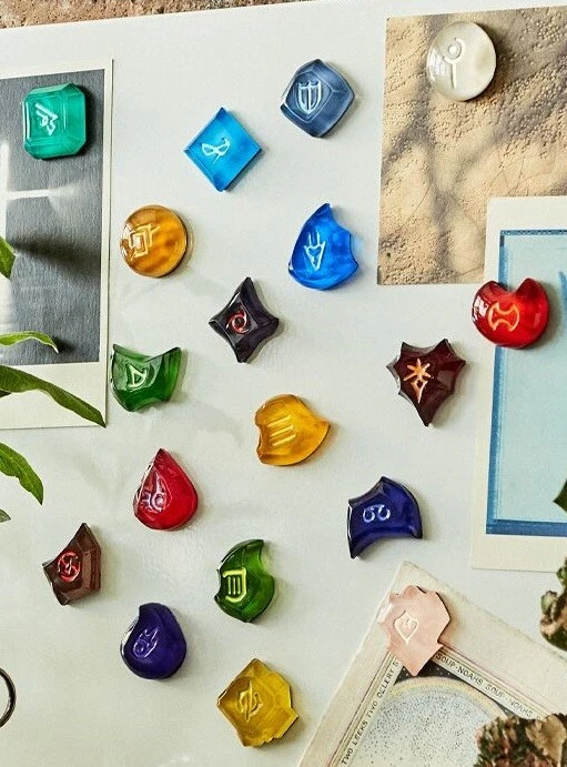 FINAL FANTASY XIV (14) ACRYLIC JOB MAGNET ALL 18 (SQUARE ENIX) OFFICIAL SEALED