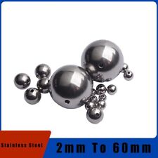 Stainless Steel Round Ball Bearing Dia 2mm To 60mm With Hole Balls Bearings