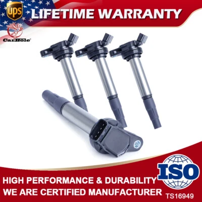 4 Pack Ignition Coil For Toyota Corolla Prius 1.8L L4 UF619 2009 2010 2011-2017 - Image 1 of 4