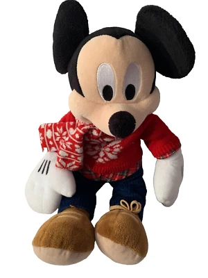 Weighted Mickey Mouse with 3 lbs, Plush Stuffed Animal washable autism buddy toy - Image 1 of 3