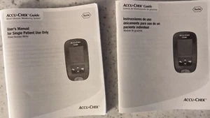 Two User Manuals For ACCU-Chek Blood Glucose Monitoring System One English, One  - Picture 1 of 6