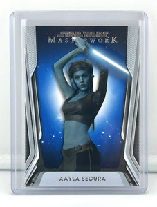 2021 Topps Star Wars Masterwork #1 Aayla Secura Blue