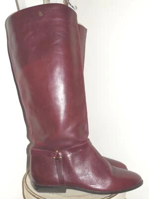 Botas de montar vintage ETIENNE AIGNER Alexis de cuero sangre de buey 6 M - NUEVAS Foto 1 de 4