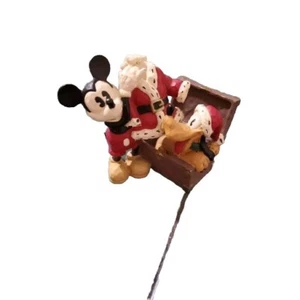 Disney Pluto Christmas Santa Midwest Company Mickey Mouse Missing Bells On Side - Picture 1 of 5