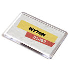 FRIDGE MAGNET - Wyton 01482 - UK STD Telephone Dialling Code
