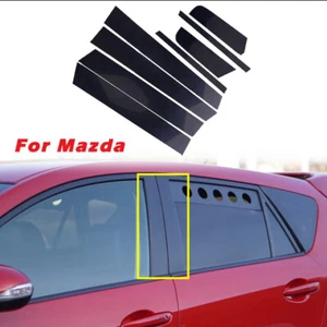 8Pcs Pillar Posts Trim Window Side Cover Sticker Fit For Mazda 3/Axela 2006-2008 - Bild 1 von 12