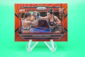 2023 Prizm UFC Base Horizontal Prizms Ruby Wave #98 Cheyanne Vlismas LW7 - Picture 1 of 2